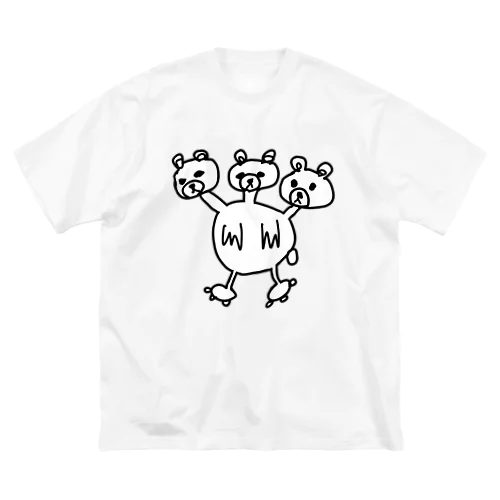 地獄のクマ ビッグシルエットTシャツ