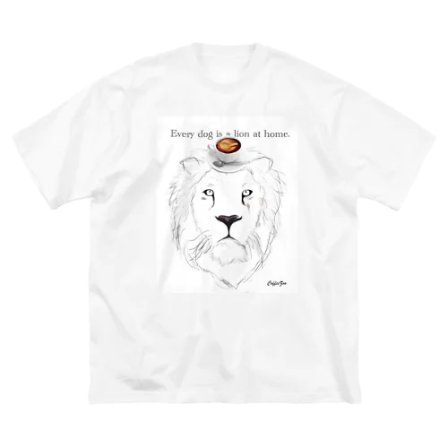 caffe Zoo Lion ビッグシルエットTシャツ