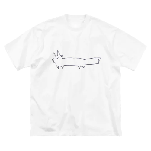 きくらげ２(猫) ビッグシルエットTシャツ