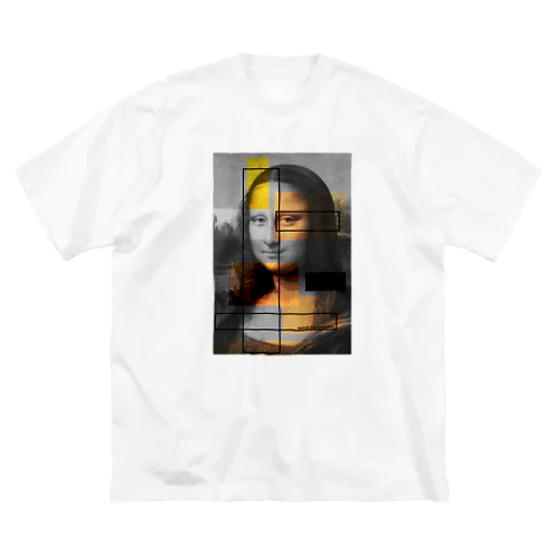 【RERION】"Mona Lisa"BOX ART TEE Big T-Shirt