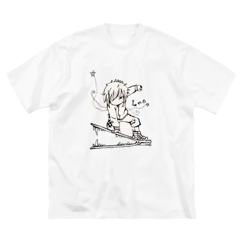 アクセな12星座　獅子座 ビッグシルエットTシャツ