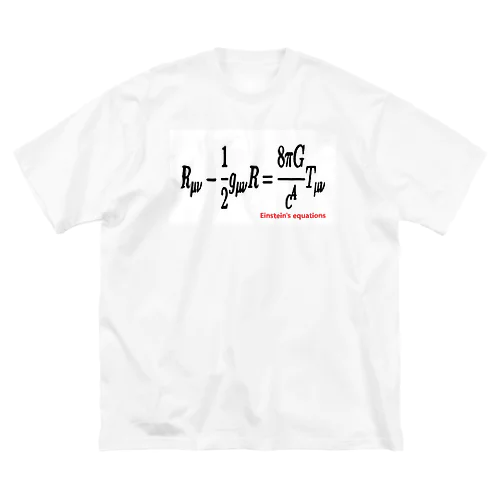 アインシュタイン方程式　一般相対性理論 루즈핏 티셔츠