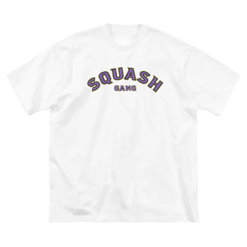 「SQUASH GANG」 ビッグシルエットTシャツ