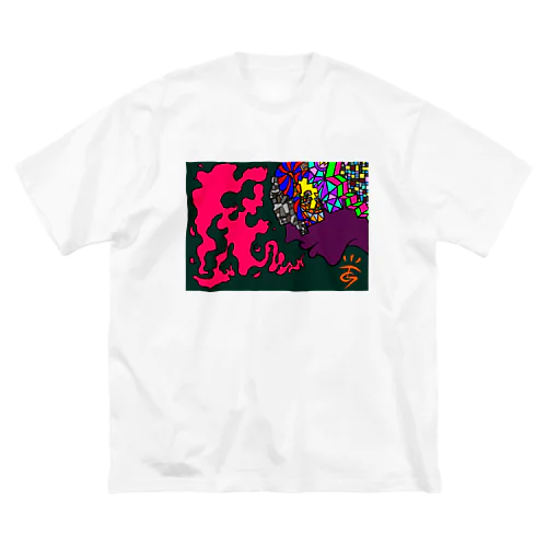 brain wash ビッグシルエットTシャツ