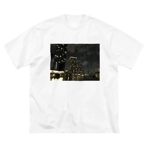 どこかの夜景 ビッグシルエットTシャツ