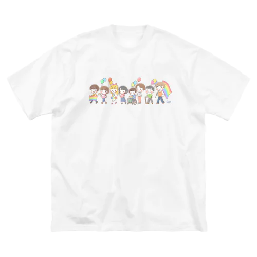 【Rainbow】パレード ビッグシルエットTシャツ