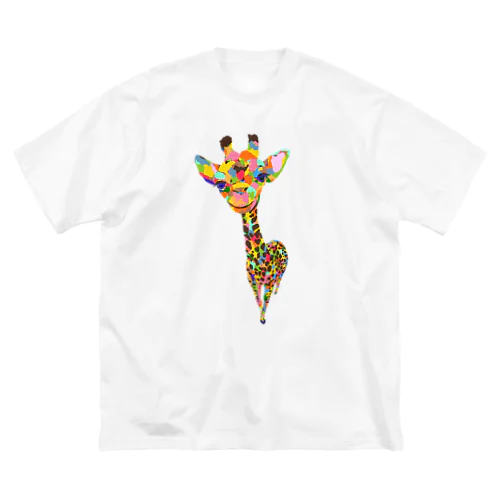 カラフルなキリン Big T-Shirt