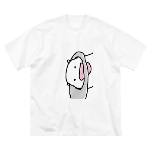 針の穴を通るねこです ビッグシルエットTシャツ