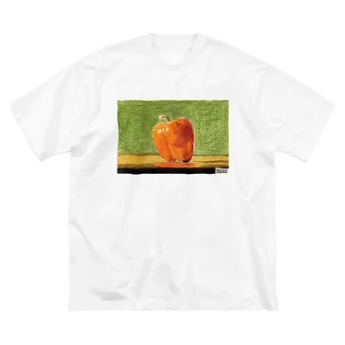 パプリカ (色鉛筆画) ビッグシルエットTシャツ