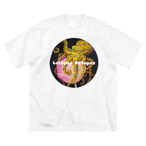 lLollipop Octopus ビッグシルエットTシャツ