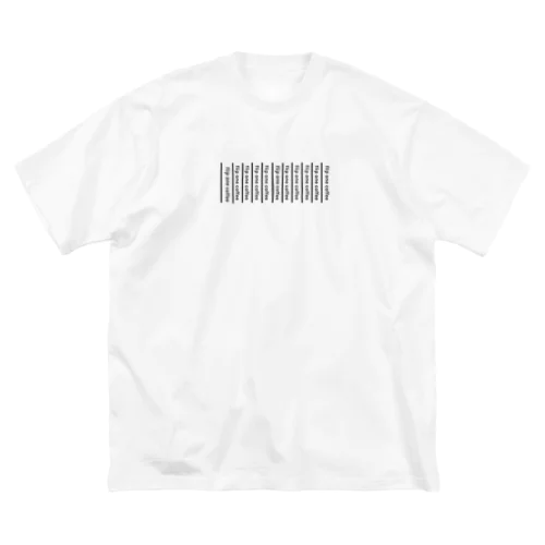 foc.Stripe LOGO ビッグシルエットTシャツ