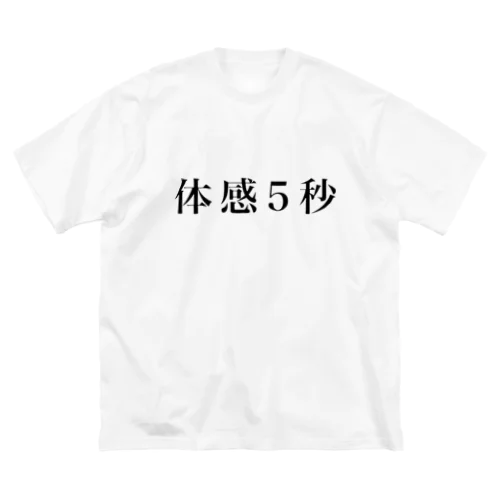 体感5秒 Big T-Shirt