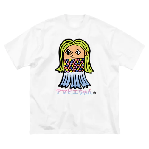 アマビエちゃんマスク ビッグシルエットTシャツ