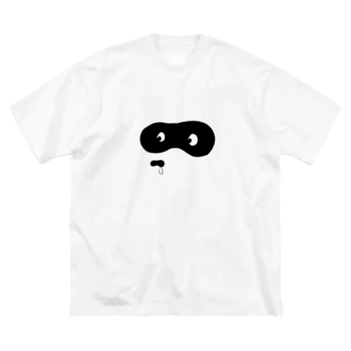 ぽんちゃんの鼻水（黒毛） ビッグシルエットTシャツ