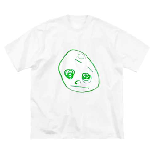 ２歳半の絵 くるりちゃん(仮) ビッグシルエットTシャツ