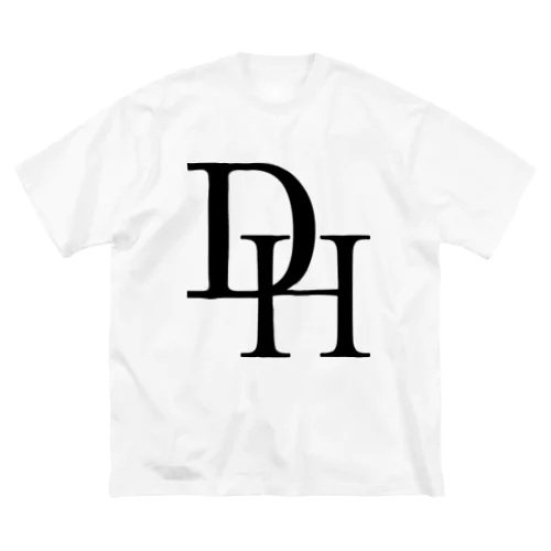 DHロゴA案 ビッグシルエットTシャツ