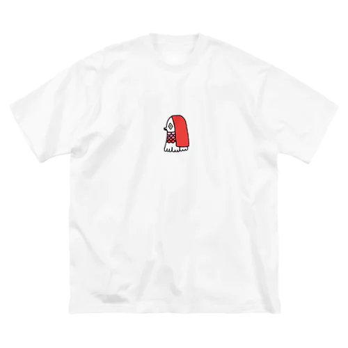 赤いあまびえさん ビッグシルエットTシャツ