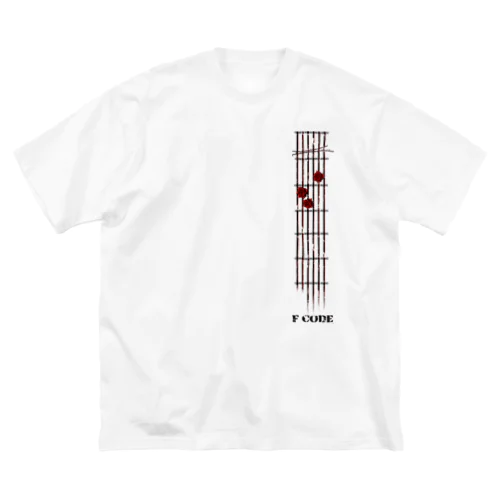 F code 縦 ビッグシルエットTシャツ