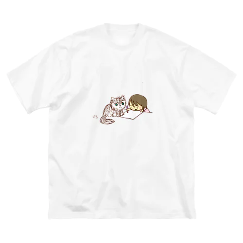 だーちゃんとちびっ子画伯 Big T-Shirt