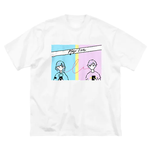 pl(r)ay list ビッグシルエットTシャツ