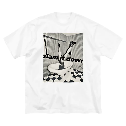 slam it down! ビックTシャツ（モノクロ） Big T-Shirt