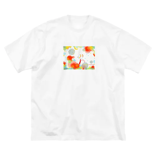 03お花畑 ビッグシルエットTシャツ