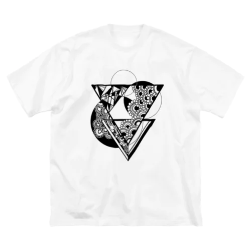 MEERR△トライアングル ビッグシルエットTシャツ