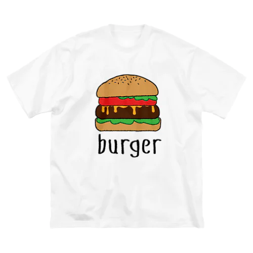 burger 루즈핏 티셔츠