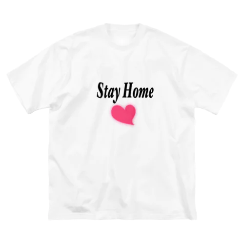 Stay Home ビッグシルエットTシャツ