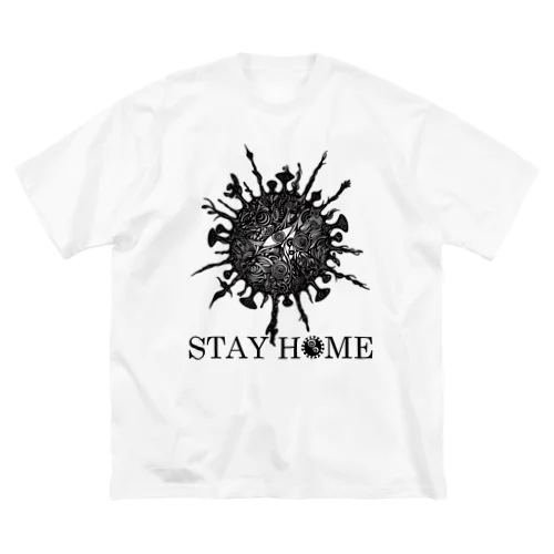 STAY HOME -月蝕因子- ビッグシルエットTシャツ