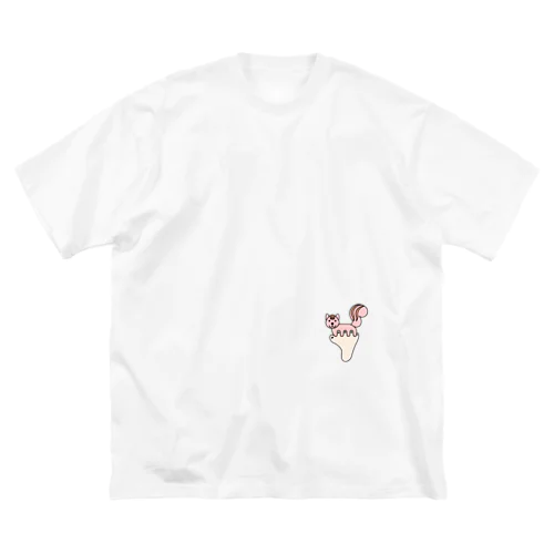 あしゆびりす ビッグシルエットTシャツ