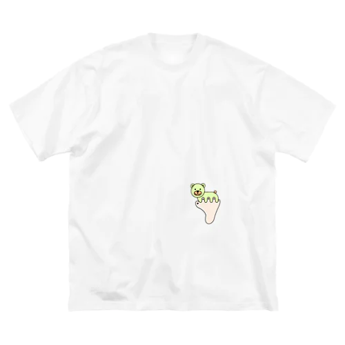 あしゆびくま ビッグシルエットTシャツ