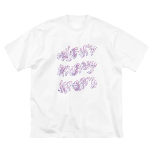 穏やかじゃNIGHT ゆらゆら ビッグシルエットTシャツ