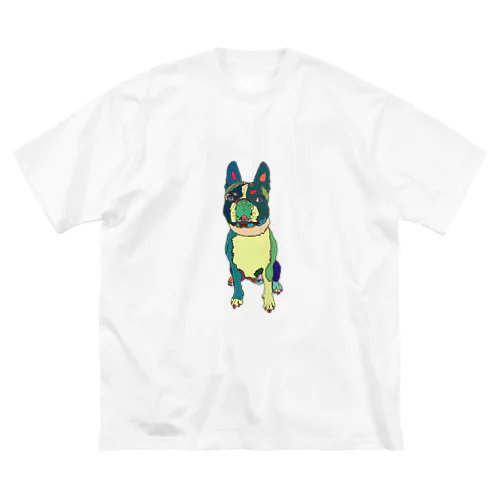 ボストンテリアのセブン君 Park a Holic Bostonterrier ビッグシルエットTシャツ