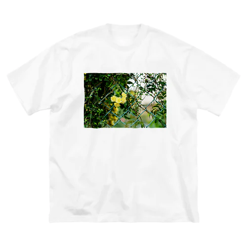 FLOWER-きいろ- ビッグシルエットTシャツ