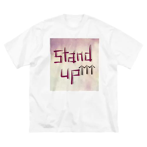 Stand up↑↑↑ ビッグシルエットTシャツ