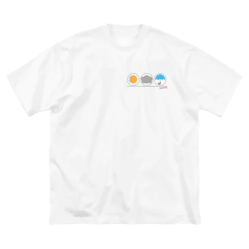 気持ち天気 ビッグシルエットTシャツ