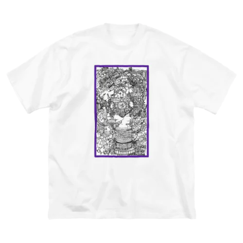 【細密画】TouchMe-Tシャツ Big T-Shirt