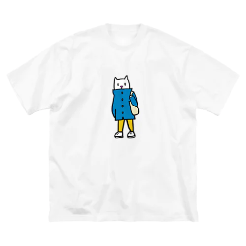 コート猫の散歩 Big T-Shirt