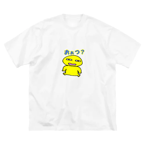 癒し系キャラ　人 ビッグシルエットTシャツ