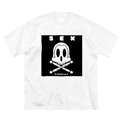 ドクロ Big T-Shirt