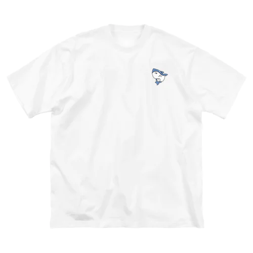 無気力水族館 サメ ビッグシルエットTシャツ