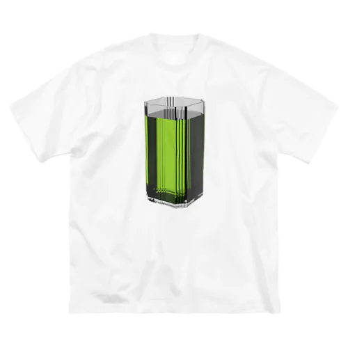 緑茶 ビッグシルエットTシャツ