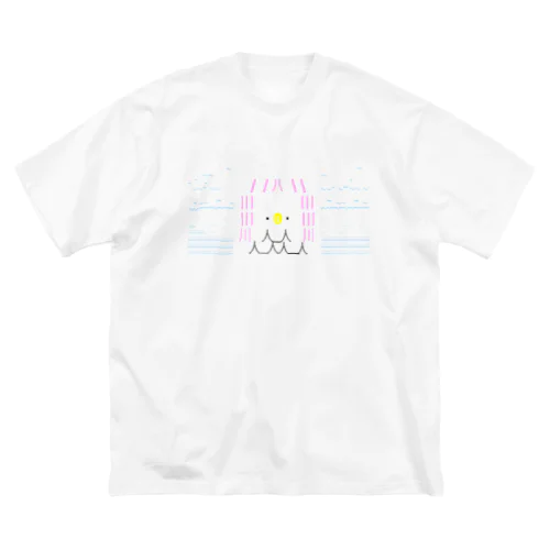 AAA(アスキーアートアマビエ) ビッグシルエットTシャツ