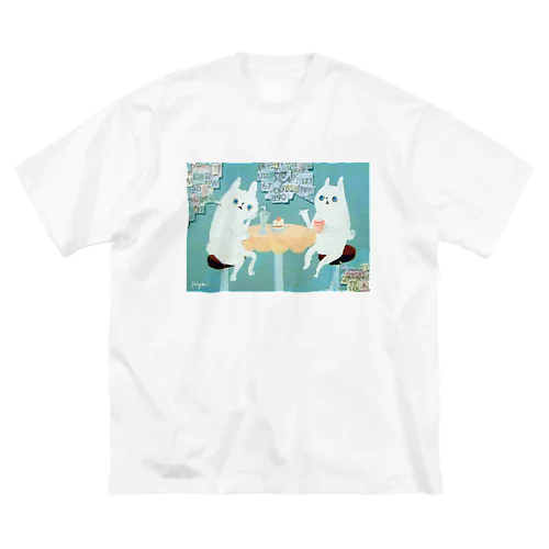 おしゃべりうさぎ ビッグシルエットTシャツ