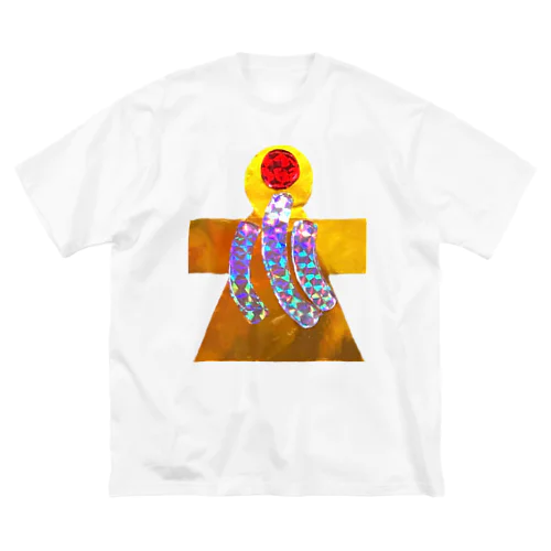 メタリックお守り宇宙人ビッグシルエットＴシャツ Big T-Shirt