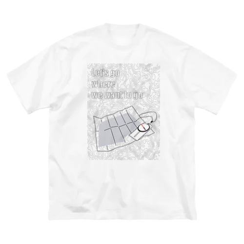 地図とコンパス Big T-Shirt