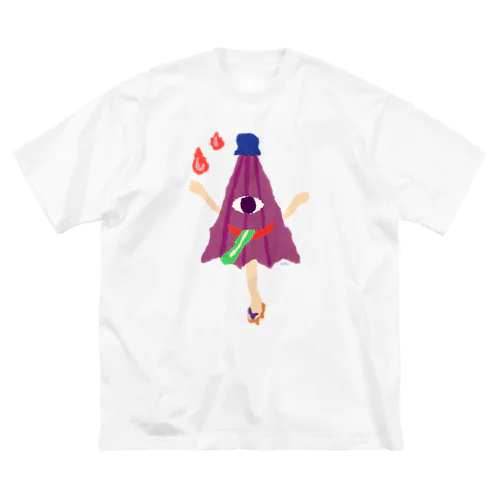 おばけTシャツ＜でっかい傘おばけ＞ Big T-Shirt