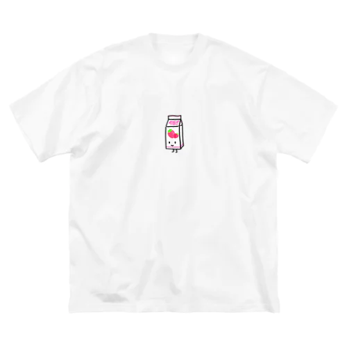 いちごみるく ビッグシルエットTシャツ