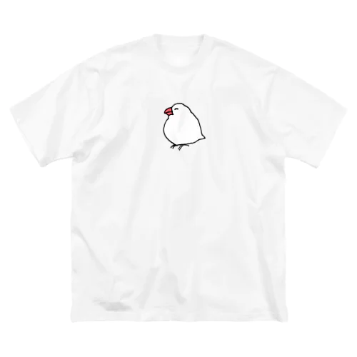 鳥 ビッグシルエットTシャツ